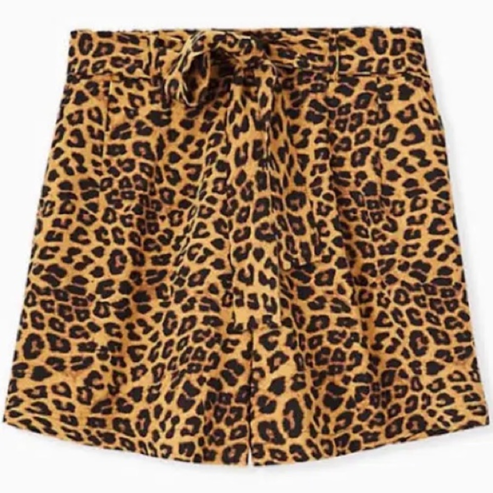 Torrid High Waist Leopard Print Shorts